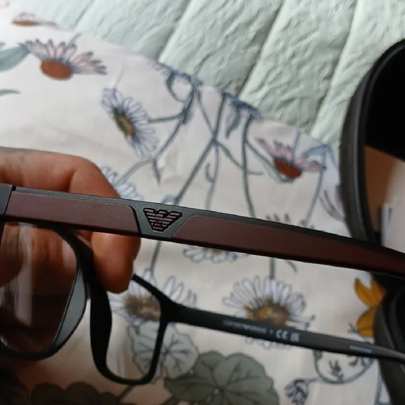 NWT Emporio Armani Men's EA4115 411 Black/maroon Frames/sunglasses - Picture 6 of 16